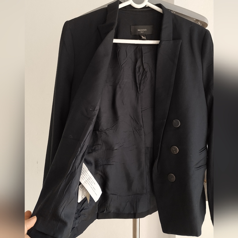 Mango Suit Blazer Black - Picture 12 of 17